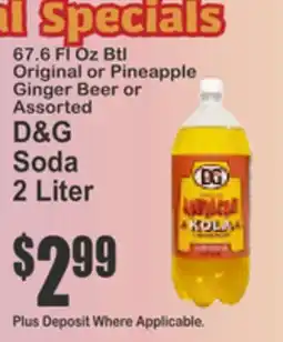 Key Food D&G Soda offer