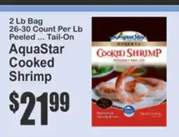 Key Food AquaStar Cooked Shrimp offer