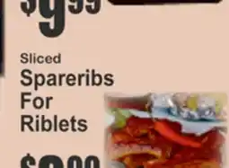 Key Food Sliced Spareribs For Riblets offer