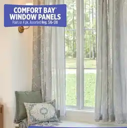 Dollar General COMFORT BAY WINDOW PANELS Pairs offer