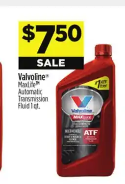 Dollar General Valvoline MaxLife Automatic Transmission Fluid offer