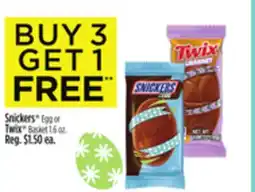 Dollar General Snickers Egg or Twix Basket offer