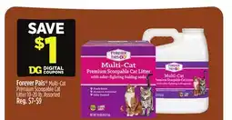 Dollar General Forever Pals Multi-Cat Premium Scoopable Cat Litter offer