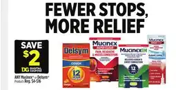 Dollar General ANY Mucinex or Delsym Products offer