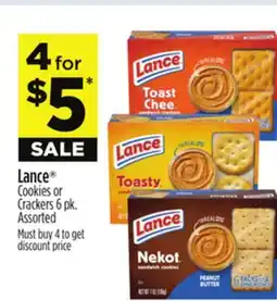 Dollar General Lance Cookies or Crackers offer