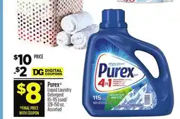 Dollar General Purex Liquid Laundry Detergent offer