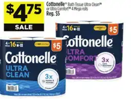 Dollar General Cottonelle Bath Tissue Ultra CleanTM or Ultra Comfort offer