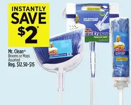 Dollar General Mr. Clean Brooms or Mops offer