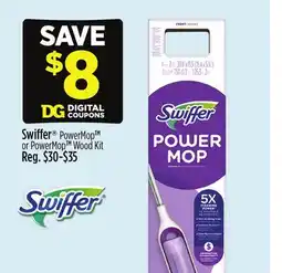 Dollar General Swiffer PowerMop or PowerMop Wood Kit offer
