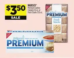 Dollar General NABISCO Premium Saltine Crackers 16 oz. or Fresh Stacks 13.6 oz offer