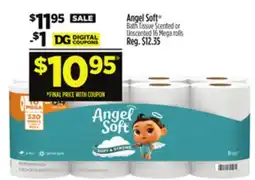 Dollar General Angel Soft Bath Tissue Scented or Unscented offer