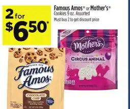 Dollar General Famous Amos or Mother's Cookies offer