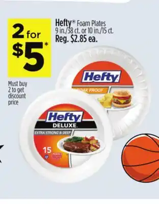 Dollar General Hefty Foam Plates offer