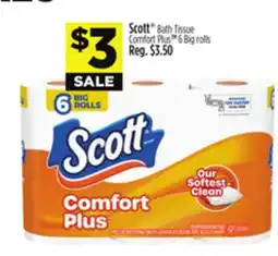 Dollar General Scott Bath Tissue Comfort Plus offer