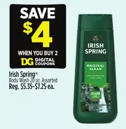 Dollar General Irish Spring Body Wash offer