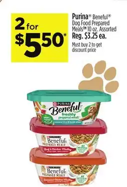 Dollar General Purina Beneful Dog Food Prepared Meals offer