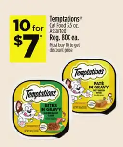 Dollar General Temptations Cat Food offer