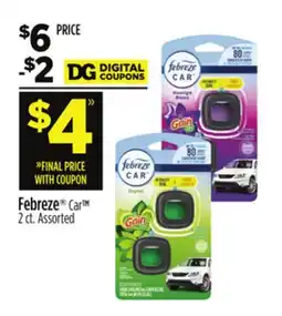 Dollar General Febreze Car offer
