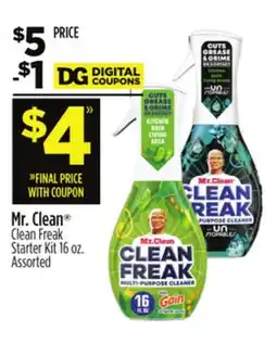 Dollar General Mr. Clean Clean Freak Starter Kit offer