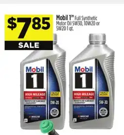 Dollar General Mobil 1 Full Synthetic Motor Oil offer