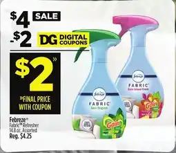 Dollar General Febreze Fabric Refresher offer