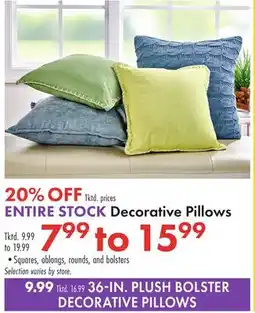 Boscov's Decorative Pillows offer