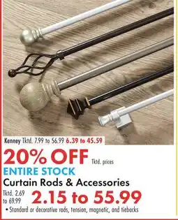 Boscov's Kenny Curtain Rods & Accessories offer