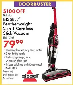Boscov's BISSELL Featherweight 2-in-1 Cordless Stick Vacuum offer