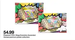 Target Pokémon TCG: Mega Evolution Ascended Heroes premium poster collection offer