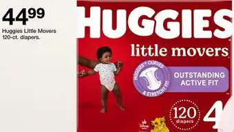 Target Huggies Little Movers 120-ct. diapers offer