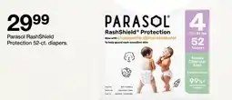 Target Parasol RashShield Protection 52-ct. diapers offer