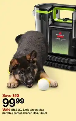 Target BISSELL Little Green Max portable carpet cleaner offer