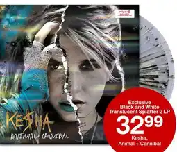 Target Black and White Translucent Splatter 2 LP offer