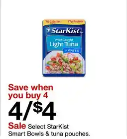 Target Select StarKist Smart Bowls & tuna pouches offer