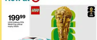 Target LEGO Editions FIFA World Cup official trophy 43020 offer