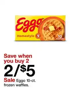 Target Eggo 10 - ct. frozen waffles offer