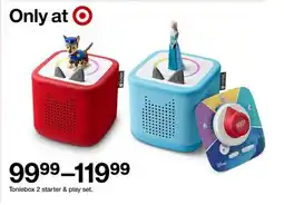 Target Toniebox 2 starter & play set offer