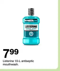 Target Listerine 1.5-L antiseptic mouthwash offer