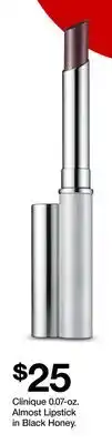 Target Clinique 0.07-oz. Almost Lipstick in Black Honey offer