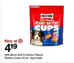 Target Milk-Bone Soft & Chewy Peanut Buttery Cups 4.5 oz. dog treats offer