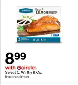 Target Select C. Wirthy & Co. frozen salmon offer