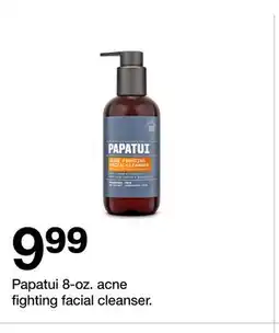 Target Papatui 8-oz. acne fighting facial cleanser offer