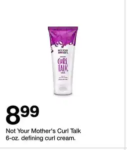 Target Not Your Mother's Curl Talk 6-oz. defining curl cream offer