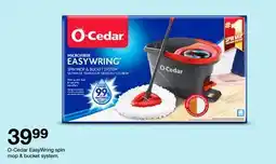 Target O-Cedar EasyWring spin mop & bucket system offer