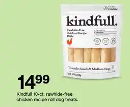 Target Kindfull 10-ct. rawhide-free chicken recipe roll dog treats offer