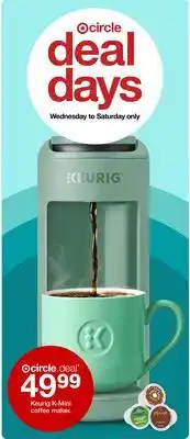 Target Keurig K-Mini coffee maker offer