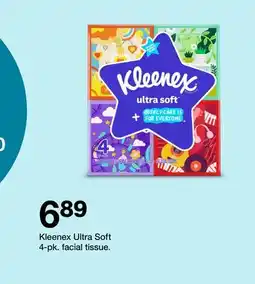 Target Kleenex Ultra Soft 4-pk. facial tissue offer