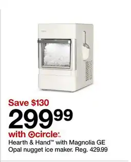 Target Hearth & Hand with Magnolia GE Opal nugget ice maker offer
