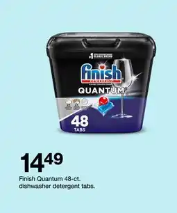 Target Finish Quantum 48-ct. dishwasher detergent tabs offer