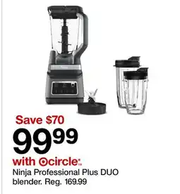 Target Ninja Professional Plus DUO blender offer